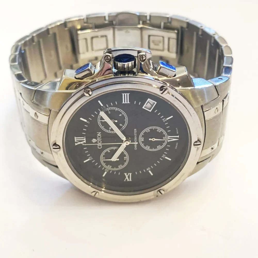 Croton Chronomaster Men's Stainless Steel Watch